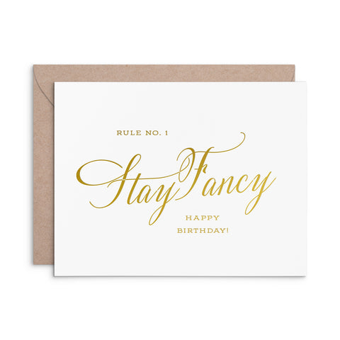 Fancy Birthday Greeting Card