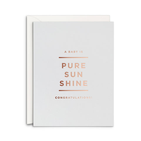 Sunshine Baby Greeting Card