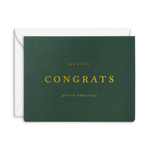 Amazing Congrats Greeting Card