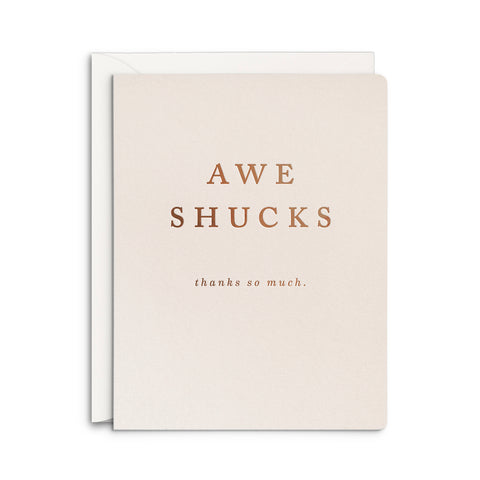 Shucks Greeting Card