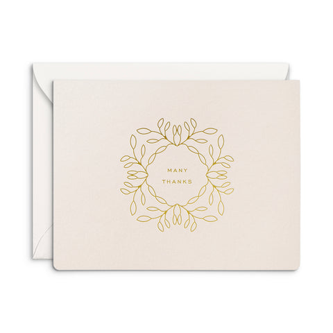 Many Thanks Greeting Card