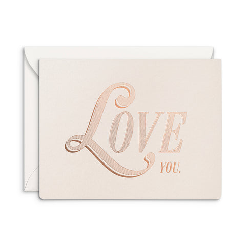 Vintage Love Greeting Card