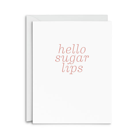 Sugar Lips Greeting Card