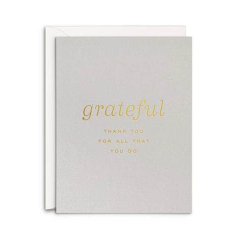Grateful Greeting Card