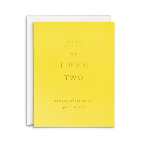 Perfect Twins Greeting Card