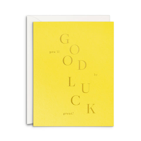 Good Luck Greeting Card