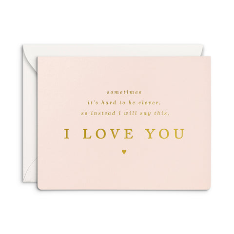Clever Love Greeting Card