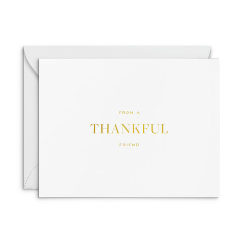 Thankful Friend Greeting Card