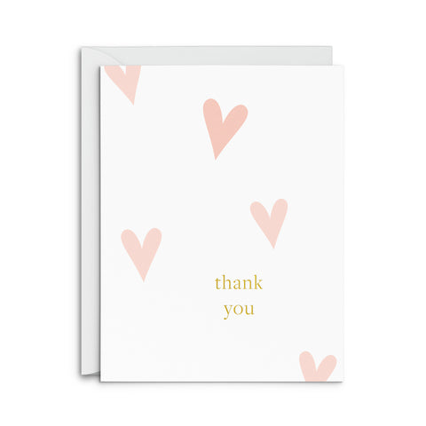 Happy Heart Thank You Greeting Card