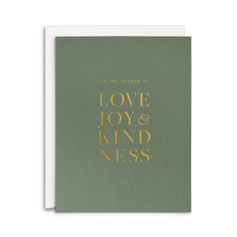 Love & Joy Holiday Greeting Card