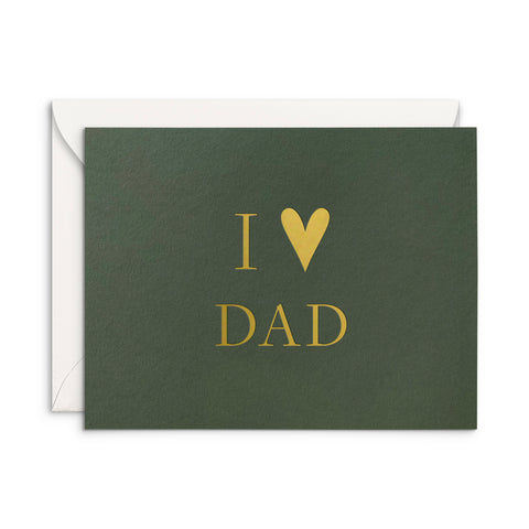 I Heart Dad Greeting Card