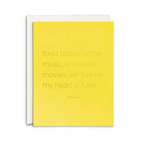 Full Heart Greeting Card