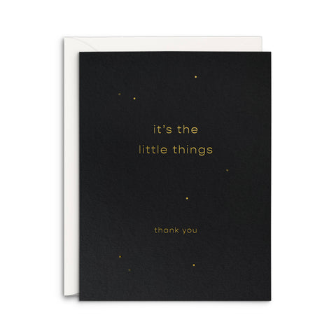 Little Things Thank You Greeting Card