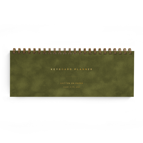 Keyboard Planner in Velvet Moss