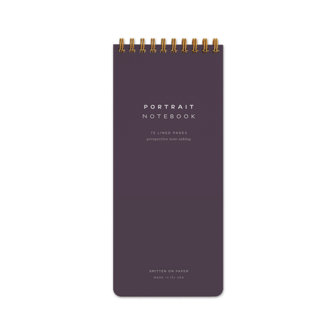 Portrait Notebook in Nightshade