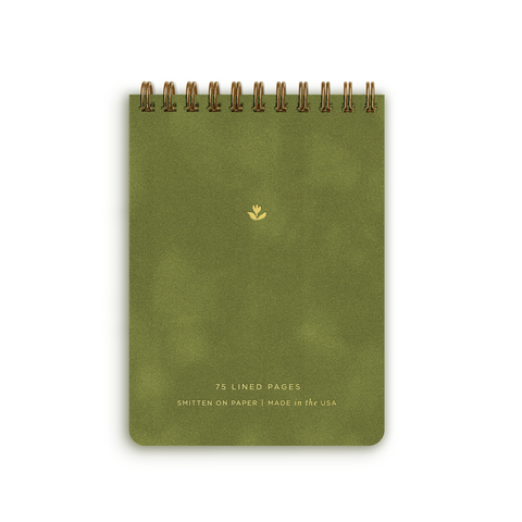 Reporter Notebook Velvet Moss