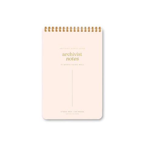 Steno Notepad Blush
