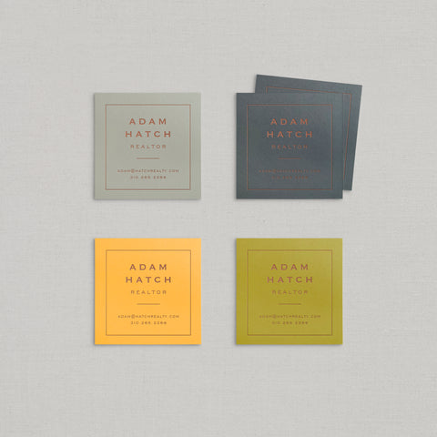 Adam Business Cards Foil