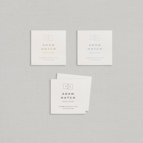 Adam Business Cards Letterpress