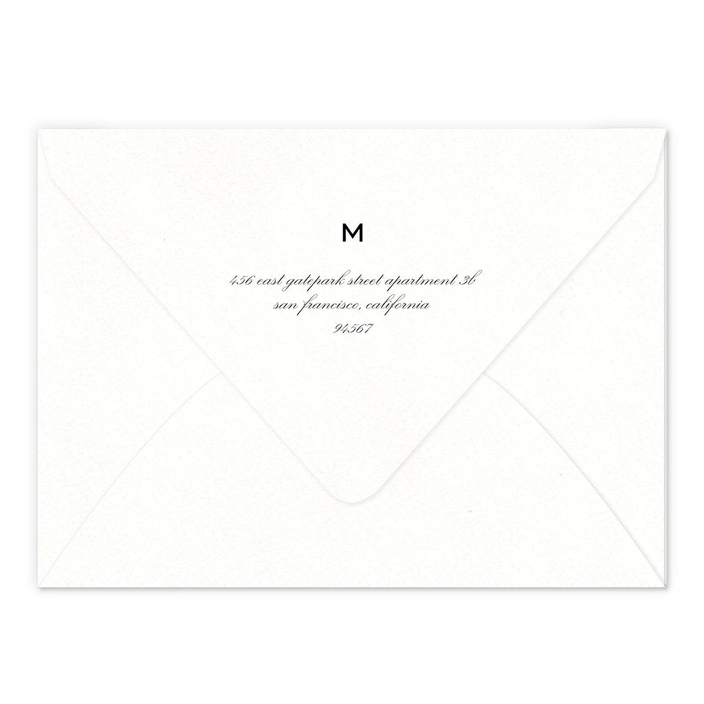 Invite Return Address