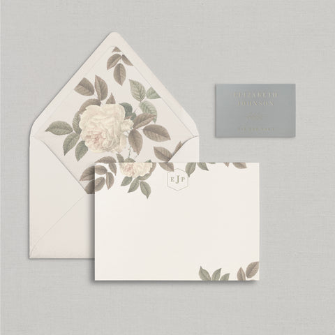 Elizabeth Personalized Stationery Large