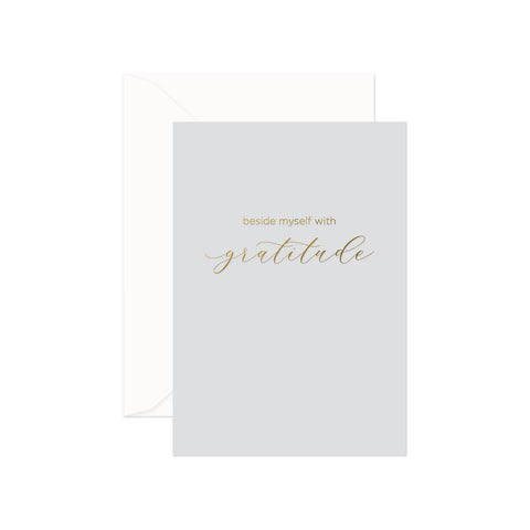 Simple Gratitude Greeting Card