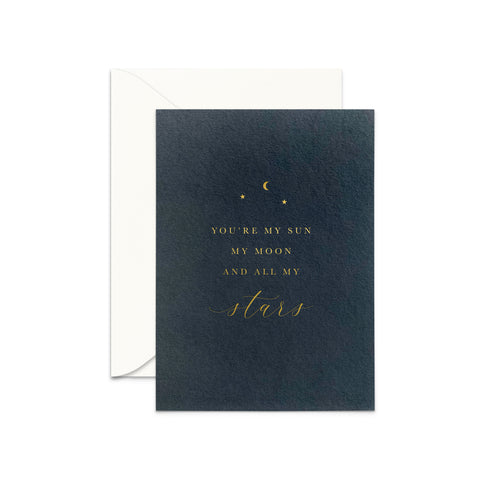 Sun and Moon Greeting Card