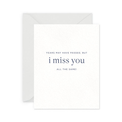 Years Miss You Greeting Card