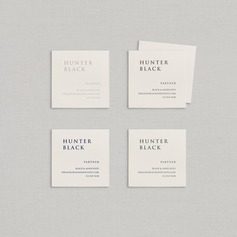 Hunter Business Cards Letterpress
