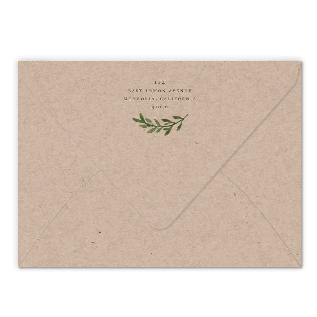 Holiday Return Address Printing