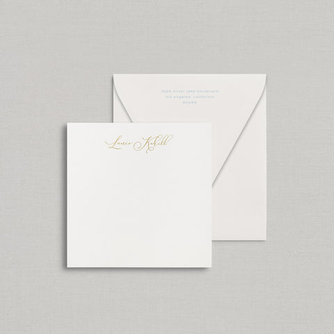 Lanie Personalized Stationery Large