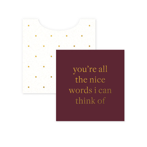 Nice Words Mini Enclosure