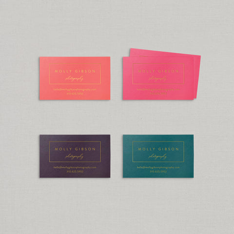 Molly Business Cards Foil