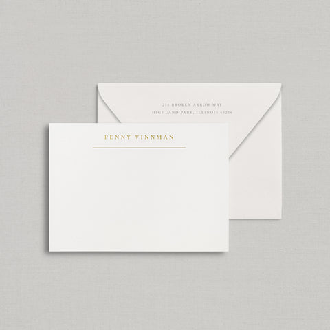 Penny Personalized Stationery Large