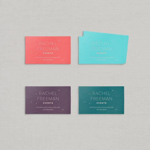 Rachel Business Cards Foil