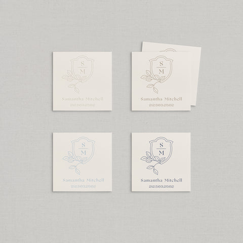 Samantha Business Cards Letterpress