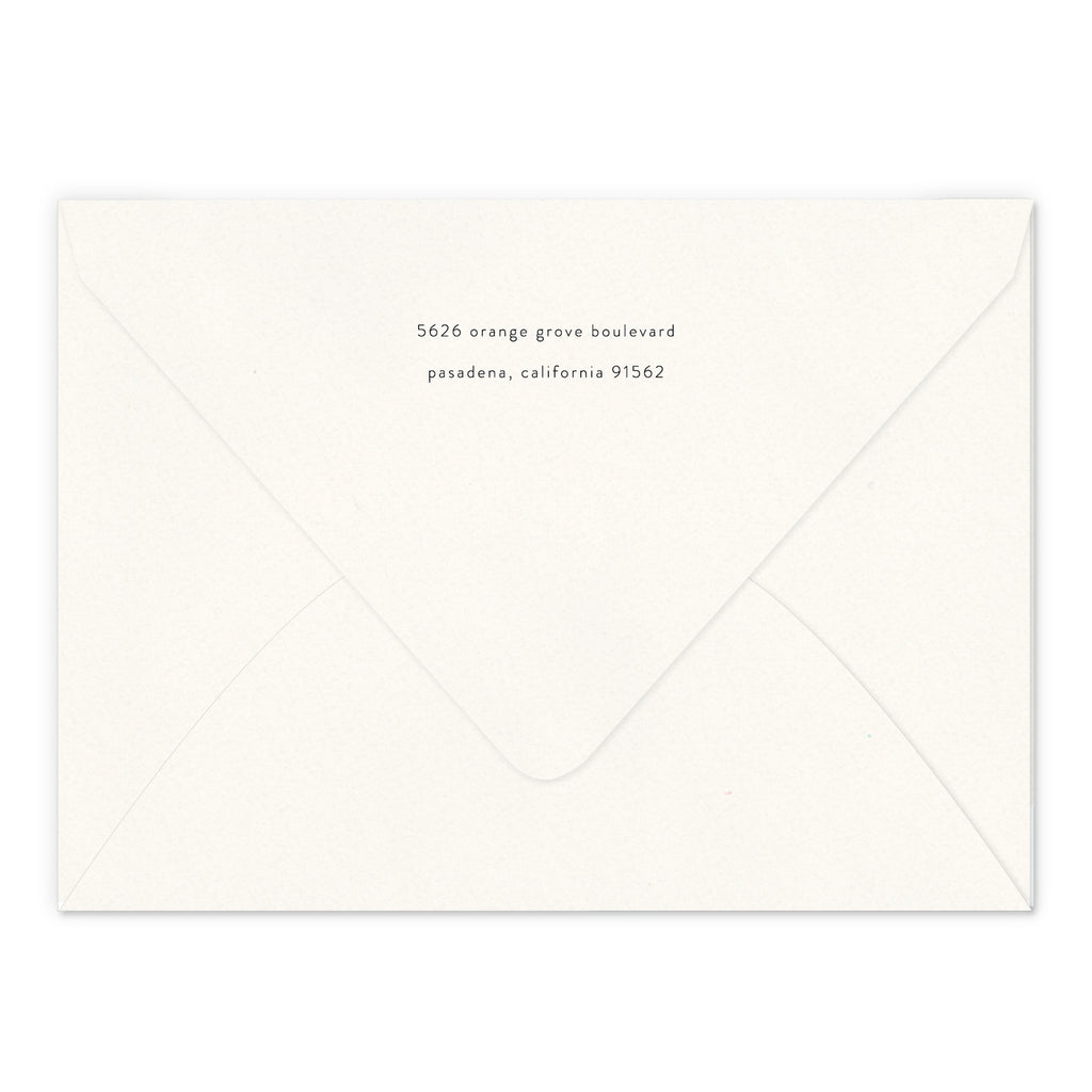 Invite Return Address