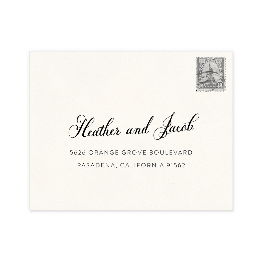 RSVP Return Address