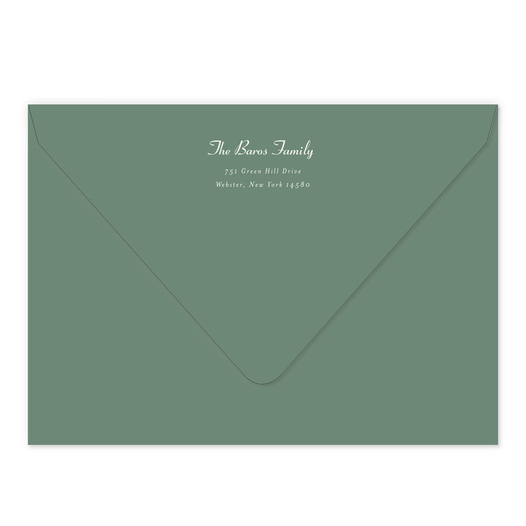 Holiday Return Address Printing