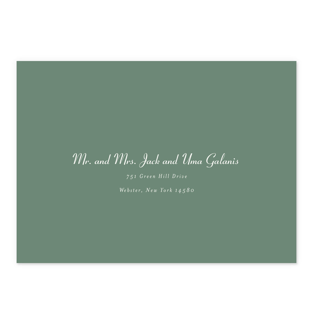 Holiday Guest Address Printing