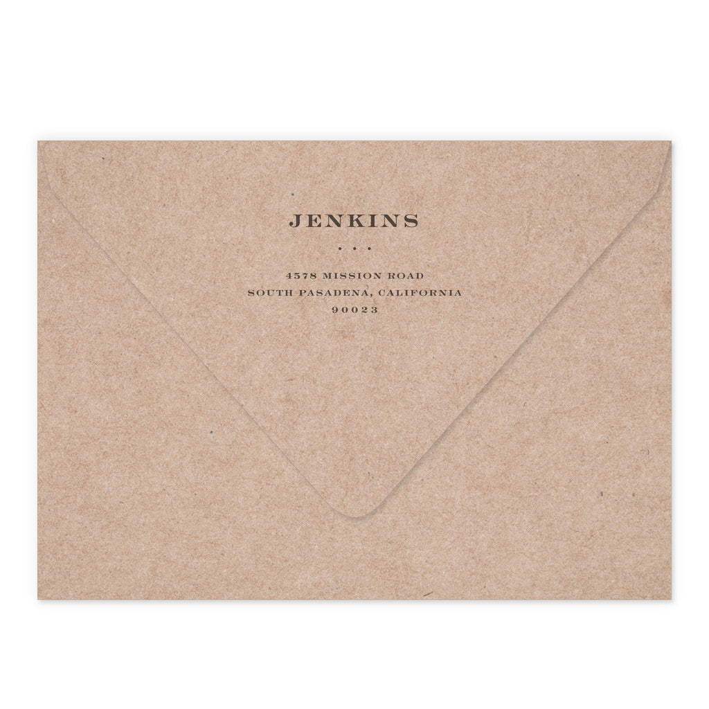Holiday Return Address Printing