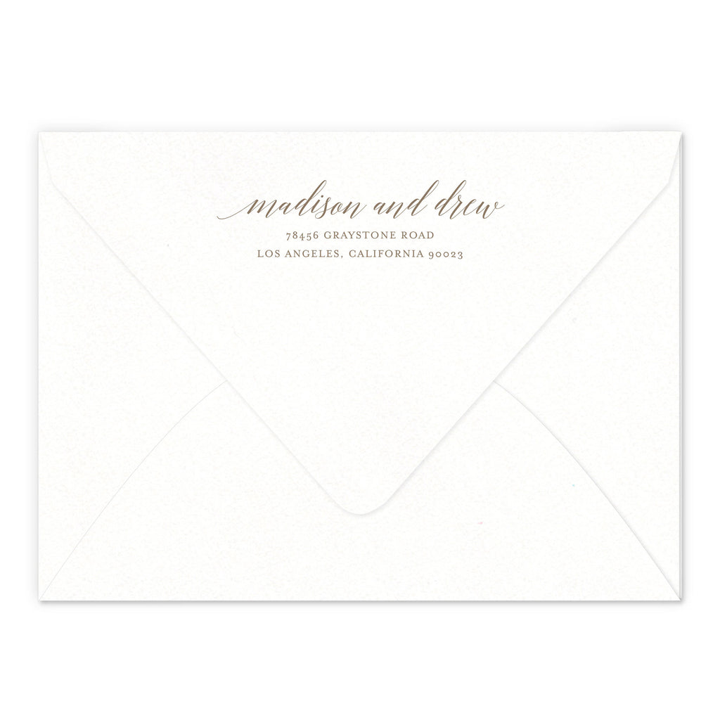 Invite Return Address